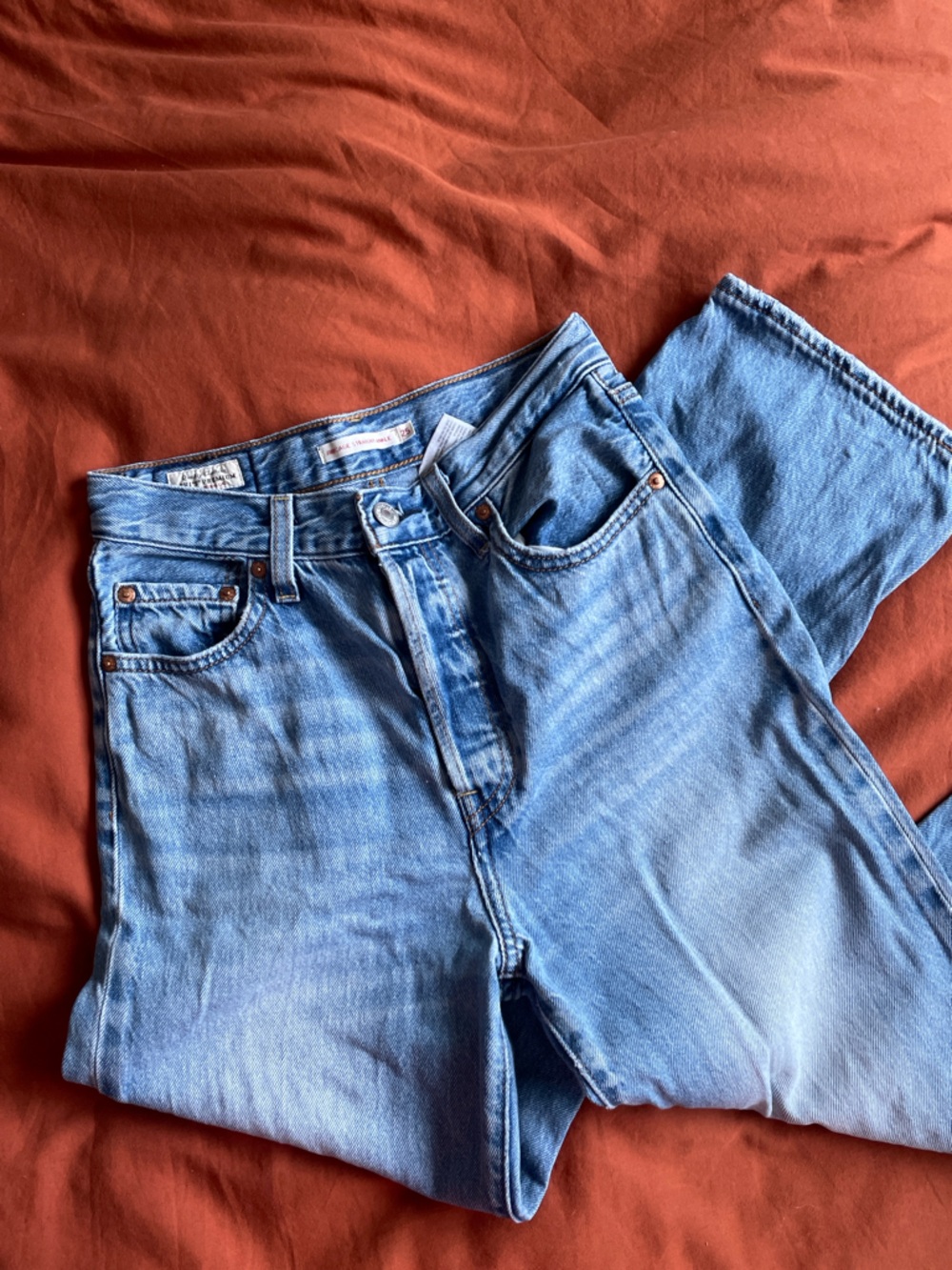 Levi's ribcage straight jeans